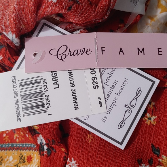 Crave Fame brand top. Size Large nwt - Picture 6 of 6